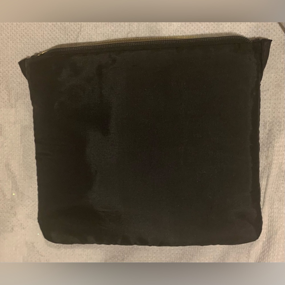 KESTREL Black Sequin Sparkling Make up bag NWOT - Picture 5 of 9